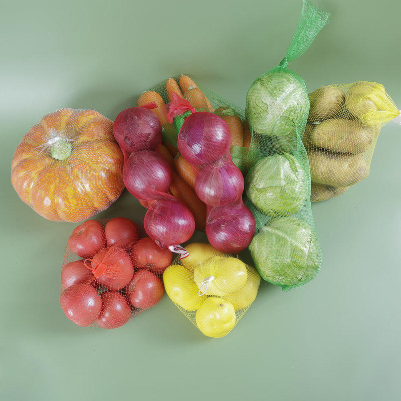 Customized Fruit Vegetable Packaging Pp Mesh Leno Bag Roll