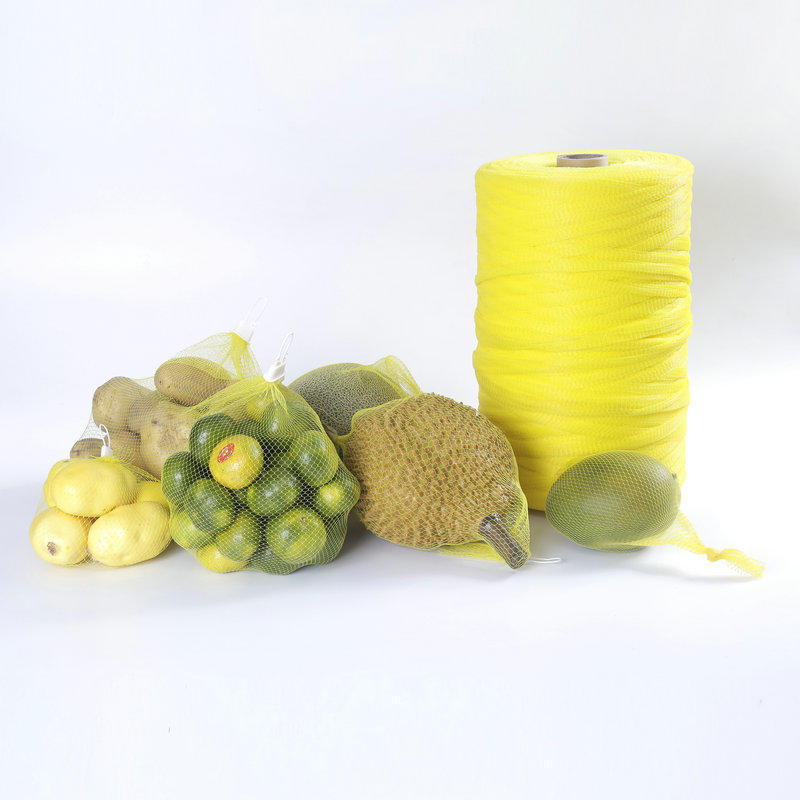 Exporting PE PP Fruit And Vegetable Packaging Mesh Tubular Net /Malla Para Fruta Y Verduras/Malla Elastic Para Ajo