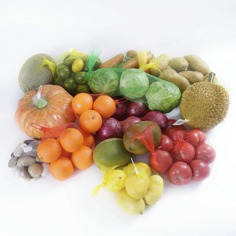 Customized Fruit Vegetable Packaging Pp Mesh Leno Bag Roll Pe Cheap Mesh Bag For Vegetables