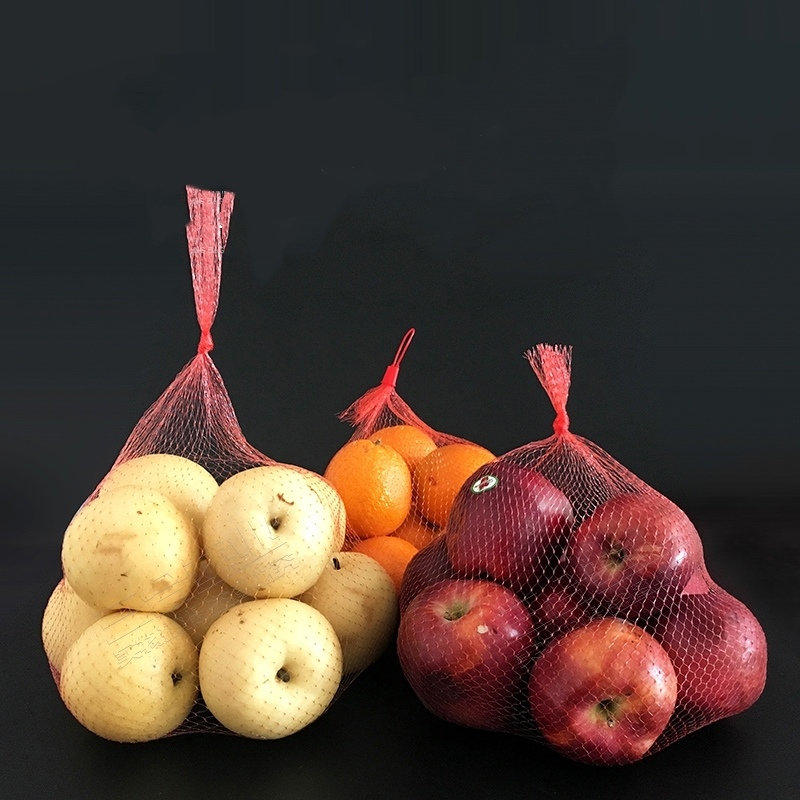Small Elastic Fruit Plastic Soft Mesh Tubular Net Bags