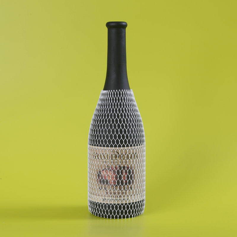 Pe Plastic Mesh Protective Sleeve Net For Glass Wine Bottle