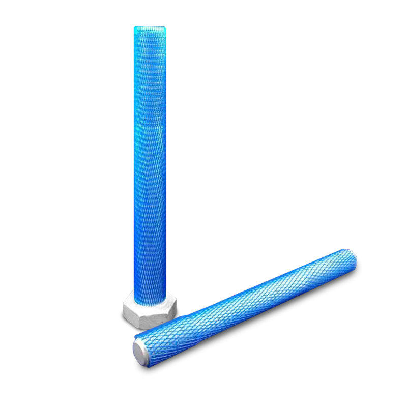 Blue Rigid Plastic Mesh For Bolt Plastic Sleeve Mesh