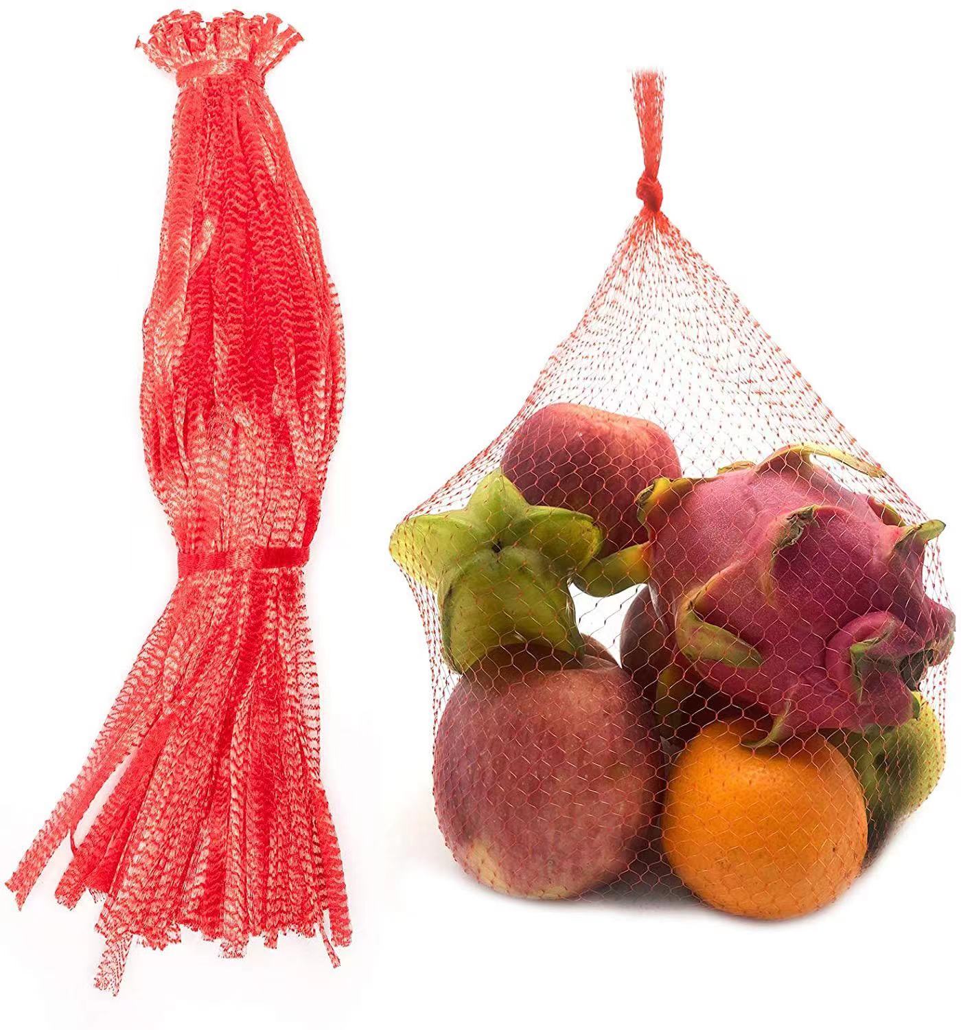 Color  PE PP Extruded Plastic Mesh Tubular Tube Net Net Bags Roll Extruded Net