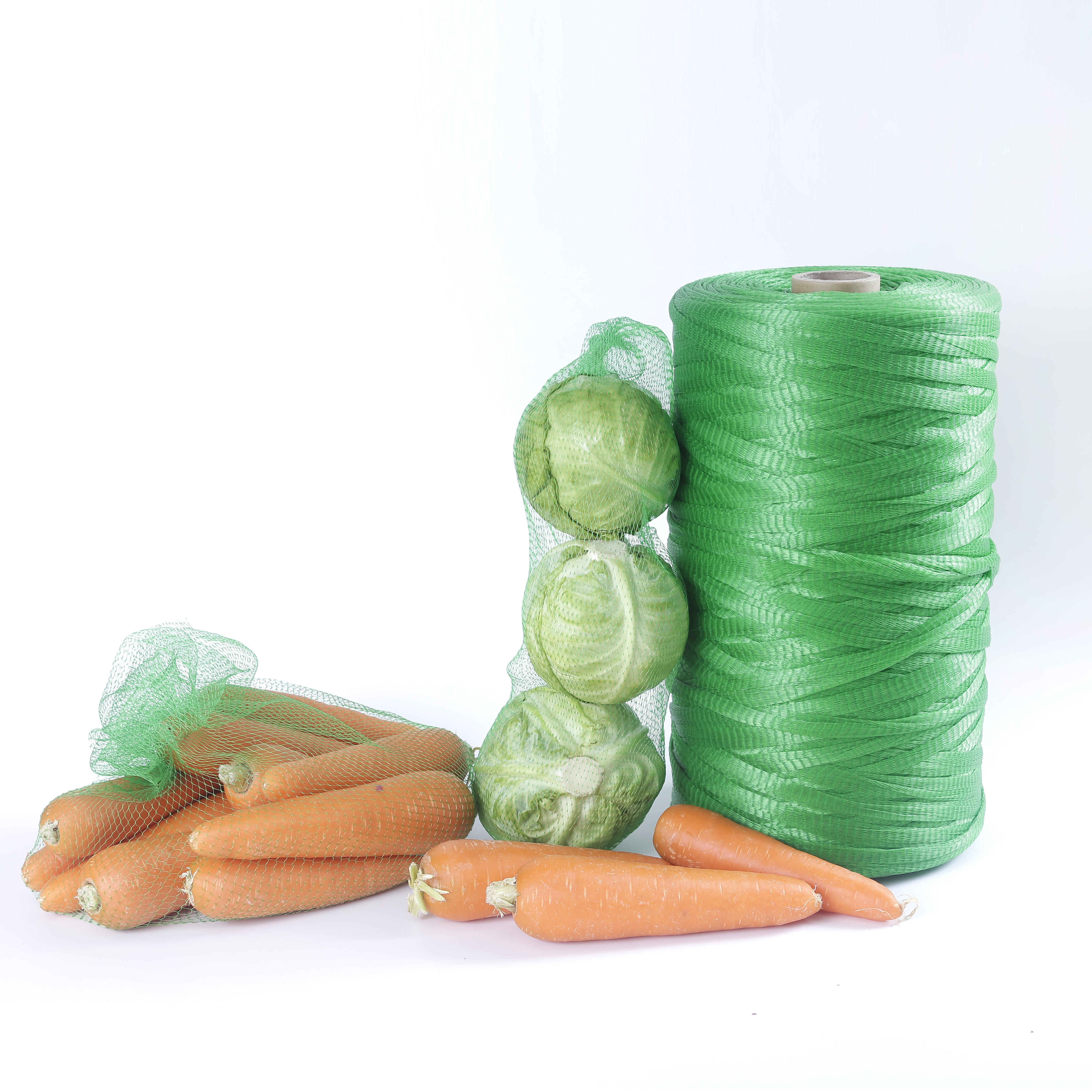 Hdpe knitted Sleeves PP Tubular Mesh Bag Vegetable Paacking Net Roll